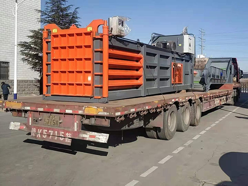 廣西柳州定制版200關門式打包機裝車發(fā)貨